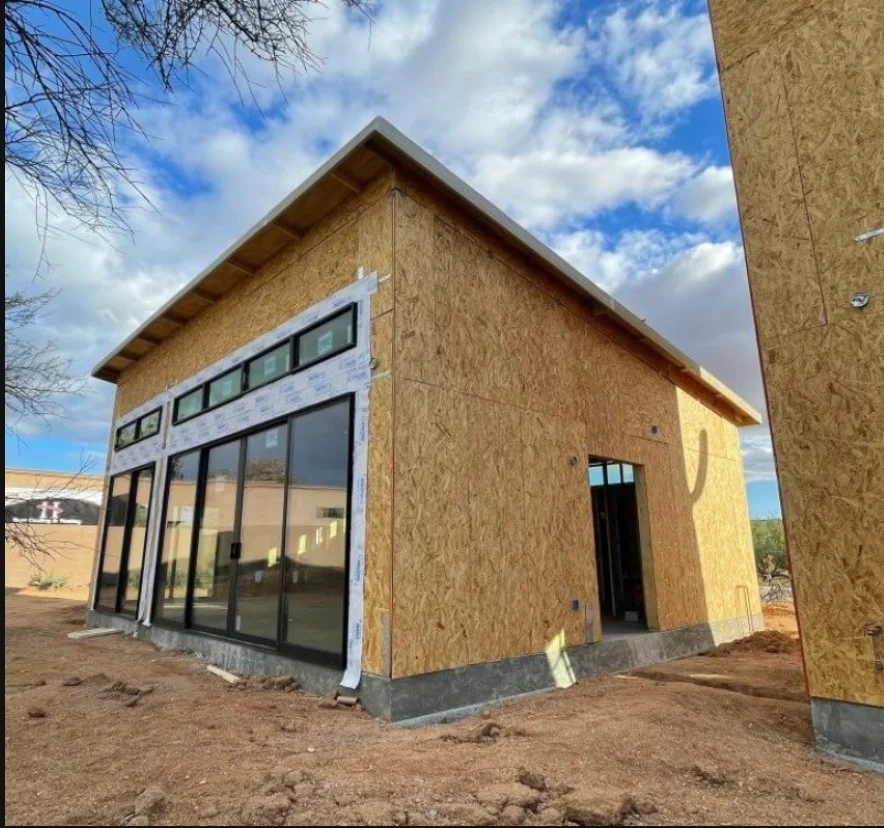 Modern casita with covered patio attached to Avondale home