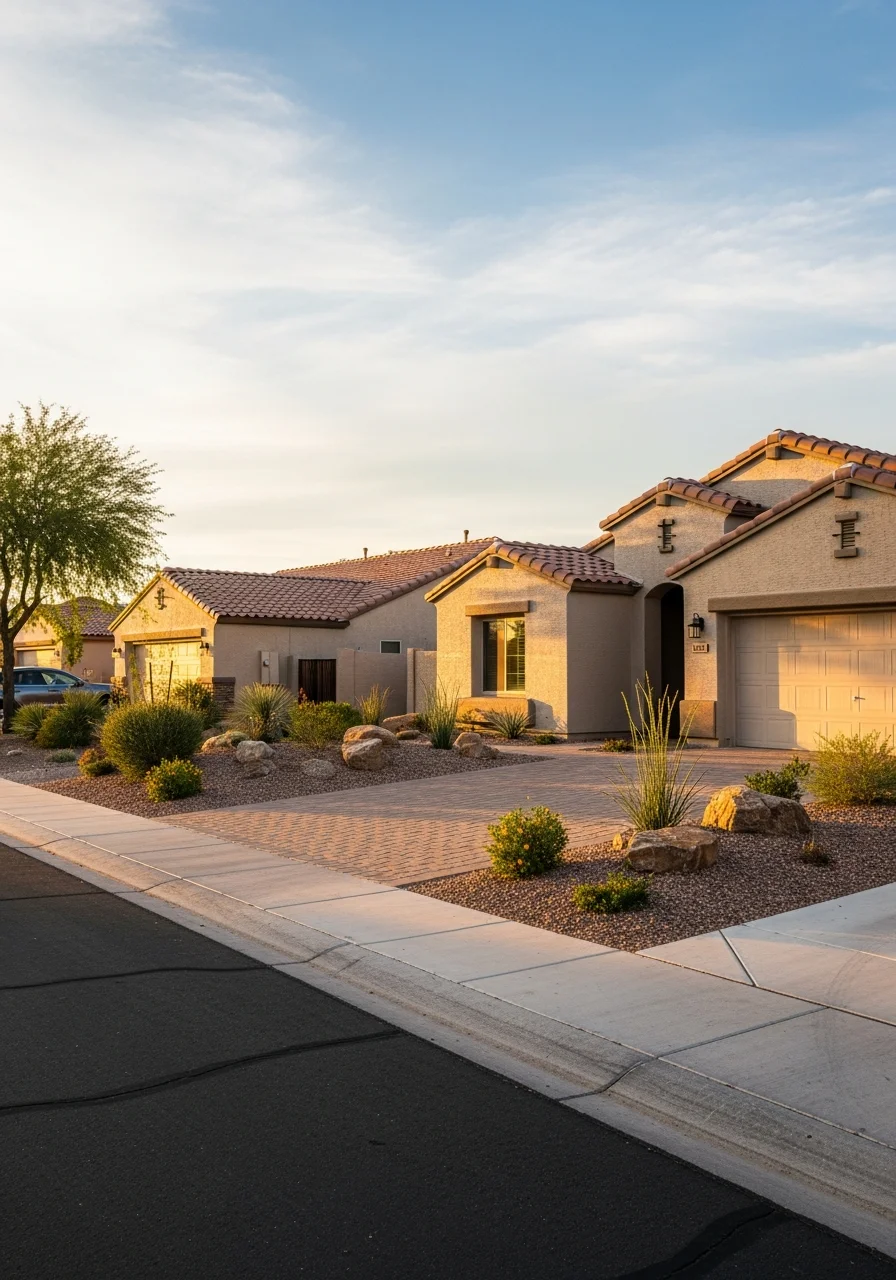 Glendale home exterior with driveway, landscaping, and neighborhood setting.